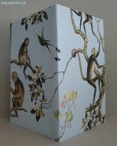 Geschenkpapier Monkey, Affen in Bumen