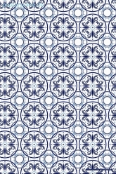 Geschenkpapier Azulejos Dekor